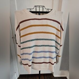 Oversized Striped Sweater